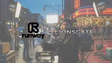 Production film Lionsgate avec Runway AI