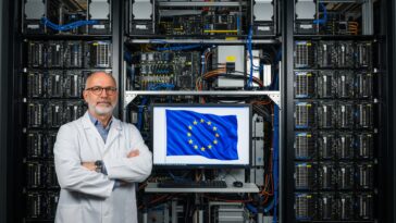 Supercalculateur IA de prédiction d'avenir made in Europe