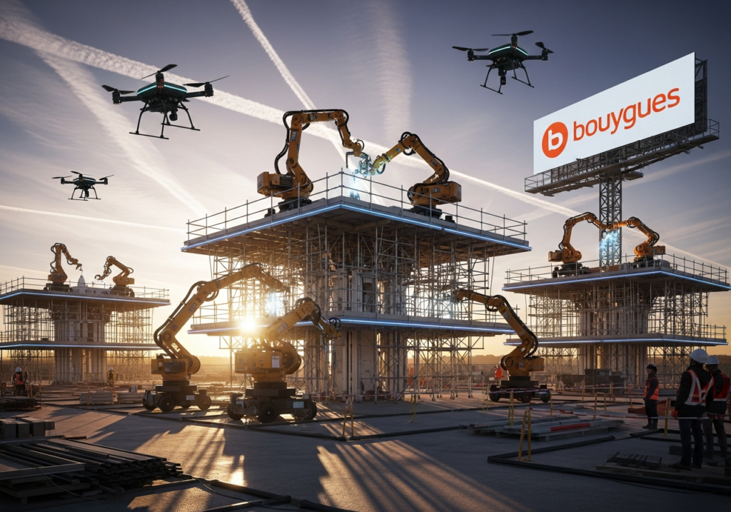 Bouygues accélère l’arrivée des robots sur les chantiers