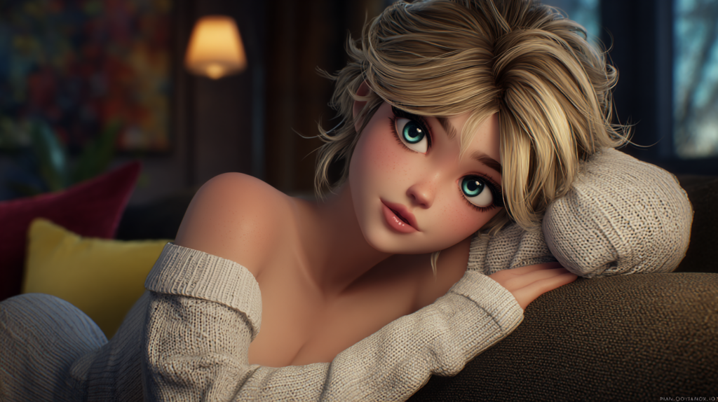 Petite amie virtuelle 3D