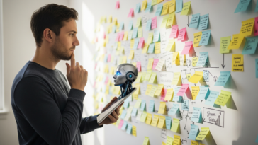 L'IA comme collègue de travail.