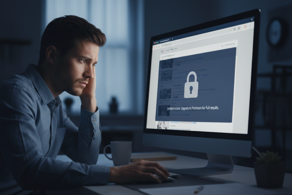 J’ai exploré PimEyes sans dépenser un centime voilà ce que j’ai obtenu