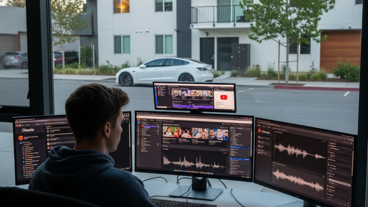 Un jeune génère des millions avec l’usine à contenu IA