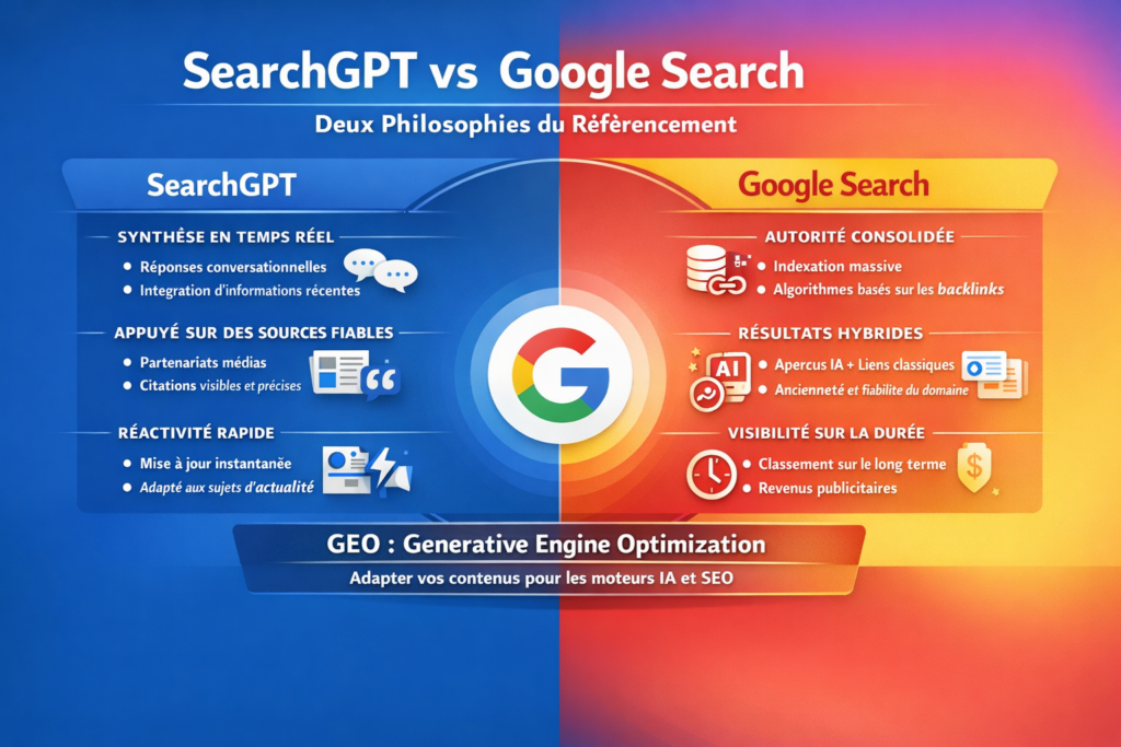 SearchGPT et Google Search