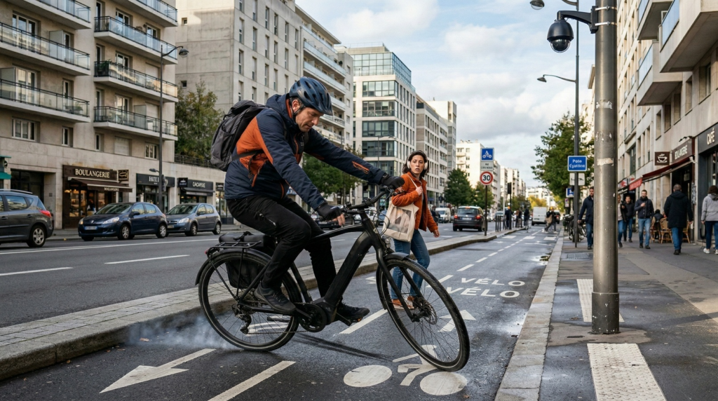 CITIX-AI Evo face aux presqu’accidents à vélo
