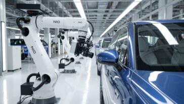 Nio privilégie la vente de voitures face à l'essor de la robotique