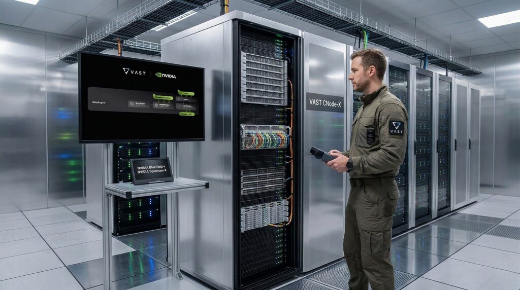 VAST Data et NVIDIA lancent une stack de données IA