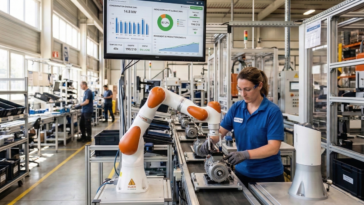 Interface de supervision industrielle pour l'optimisation de l'efficacité énergétique par l'IA.