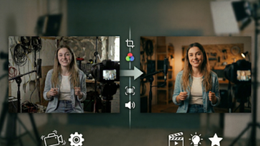 Image montrant la transformation d'une vidéo brute en film pro pour illustrer la comparaison entre Kling 3.0 et Veo 3.1