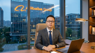 Eddie Wu d’Alibaba présentant Happy Horse IA.