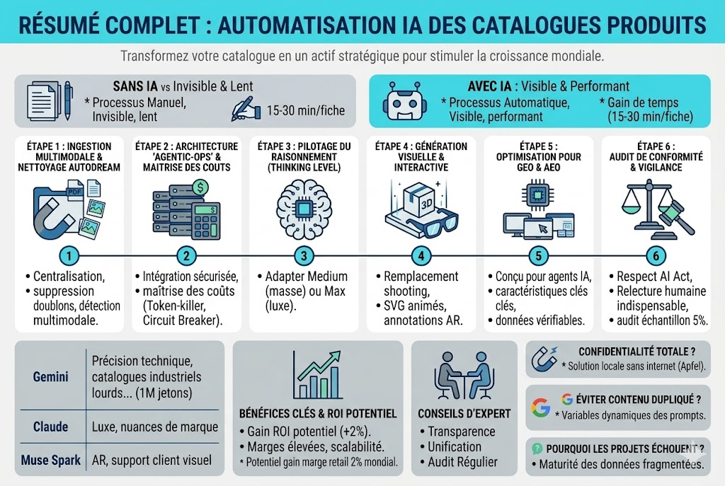 automatisation création catalogues produits par IA