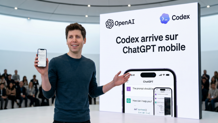 Codex arrive sur ChatGPT Mobile