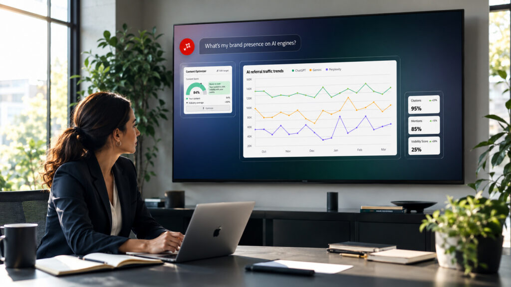 Brand Visibility : la nouvelle plateforme GEO d’Adobe