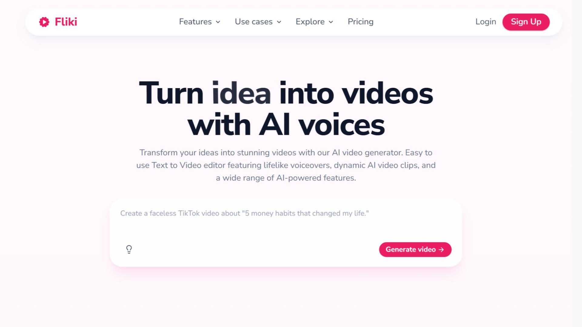 Fliki.ai : Le studio de production vidéo automatisé tout-en-un