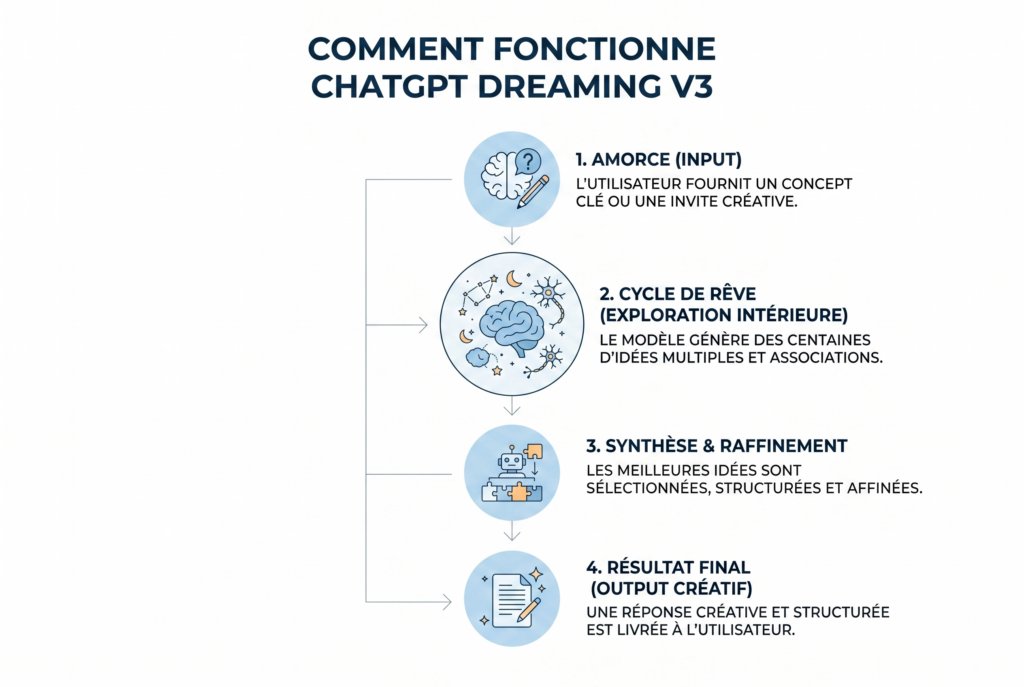 Comment fonctionne ChatGPT Dreaming V3 ?