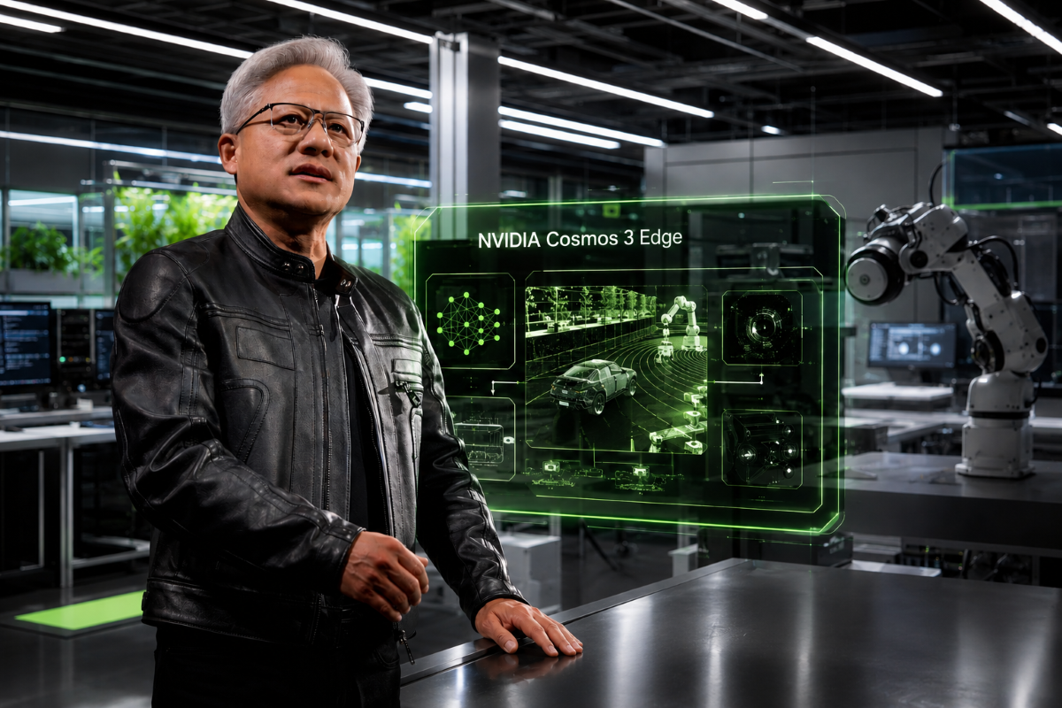 IA Robotique : NVIDIA déploie Cosmos 3 Edge en open source