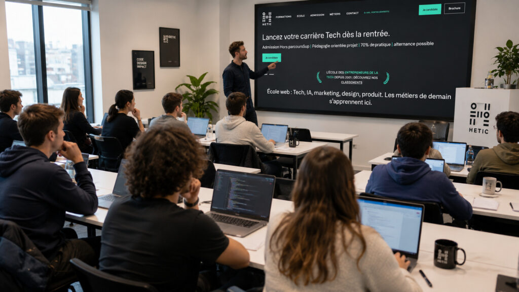 HETIC adapte son cursus aux métiers de demain et à l'IA