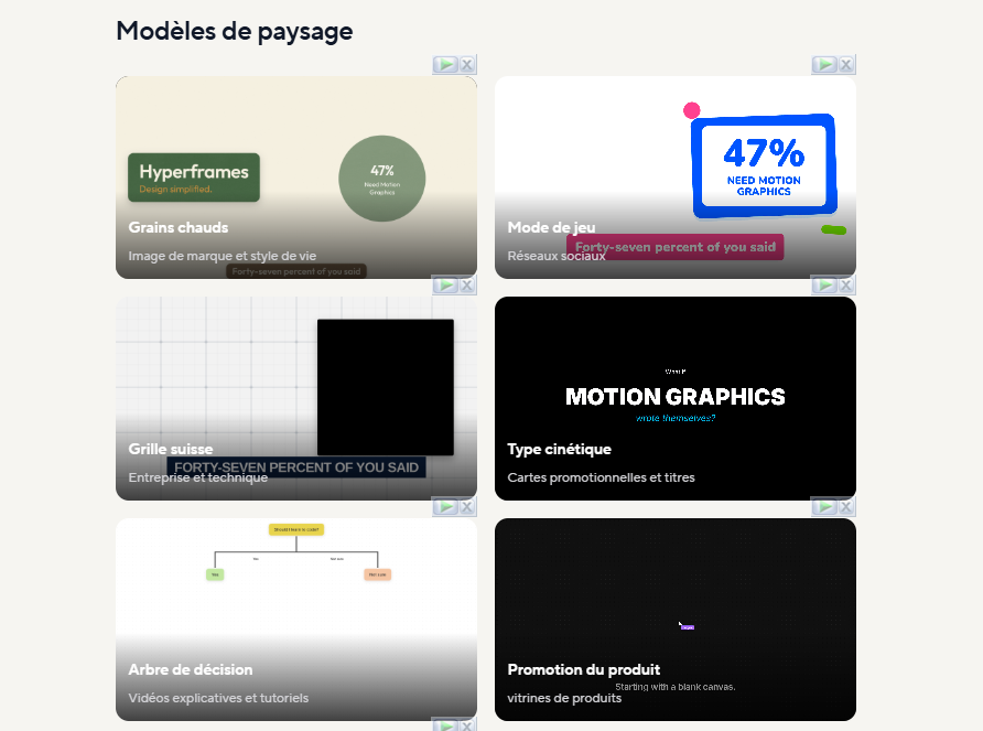 Catalogues HyperFrames
