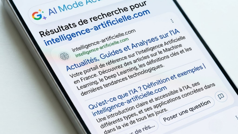 AI Mode et AI Overviews Google France