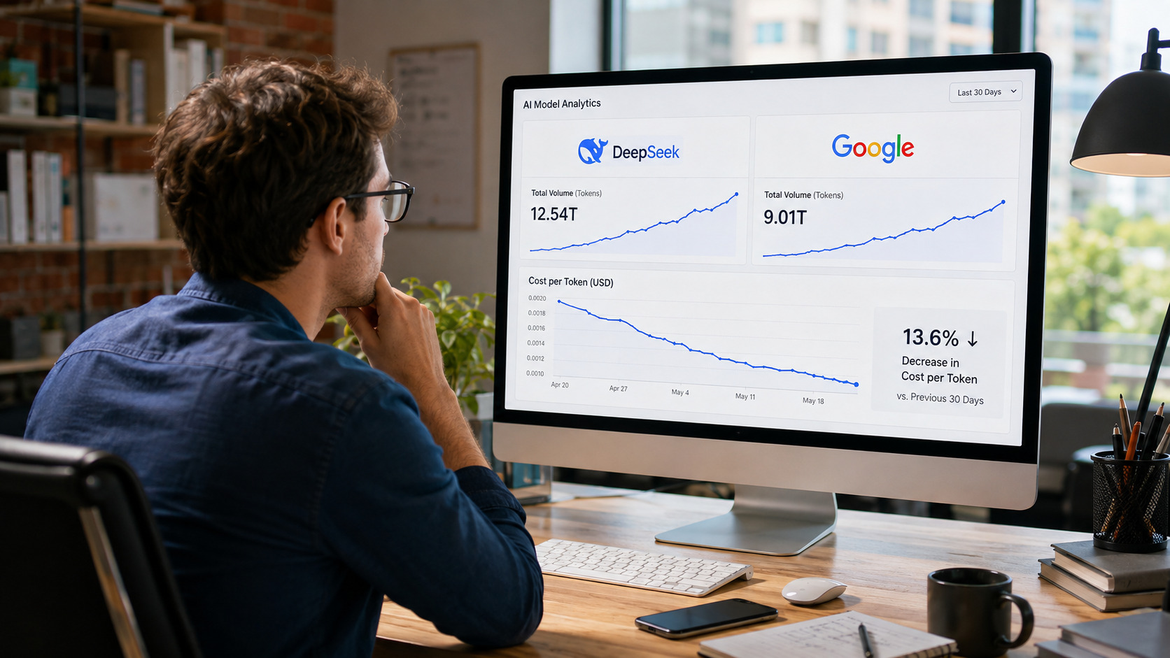 DeepSeek dépasse Google sur le volume de tokens IA