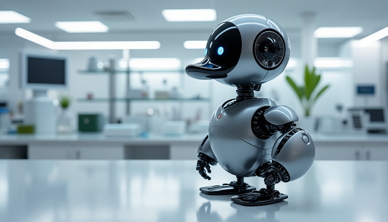 découvrez le mini robot-canard de hugging face, un jouet innovant à programmer et entraîner vous-même pour apprendre l'intelligence artificielle de manière ludique.