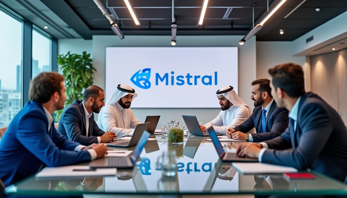 mistral annonce un partenariat stratégique de plusieurs centaines de millions d'euros pour développer ses solutions innovantes en arabie saoudite, renforçant ainsi sa présence sur le marché régional.