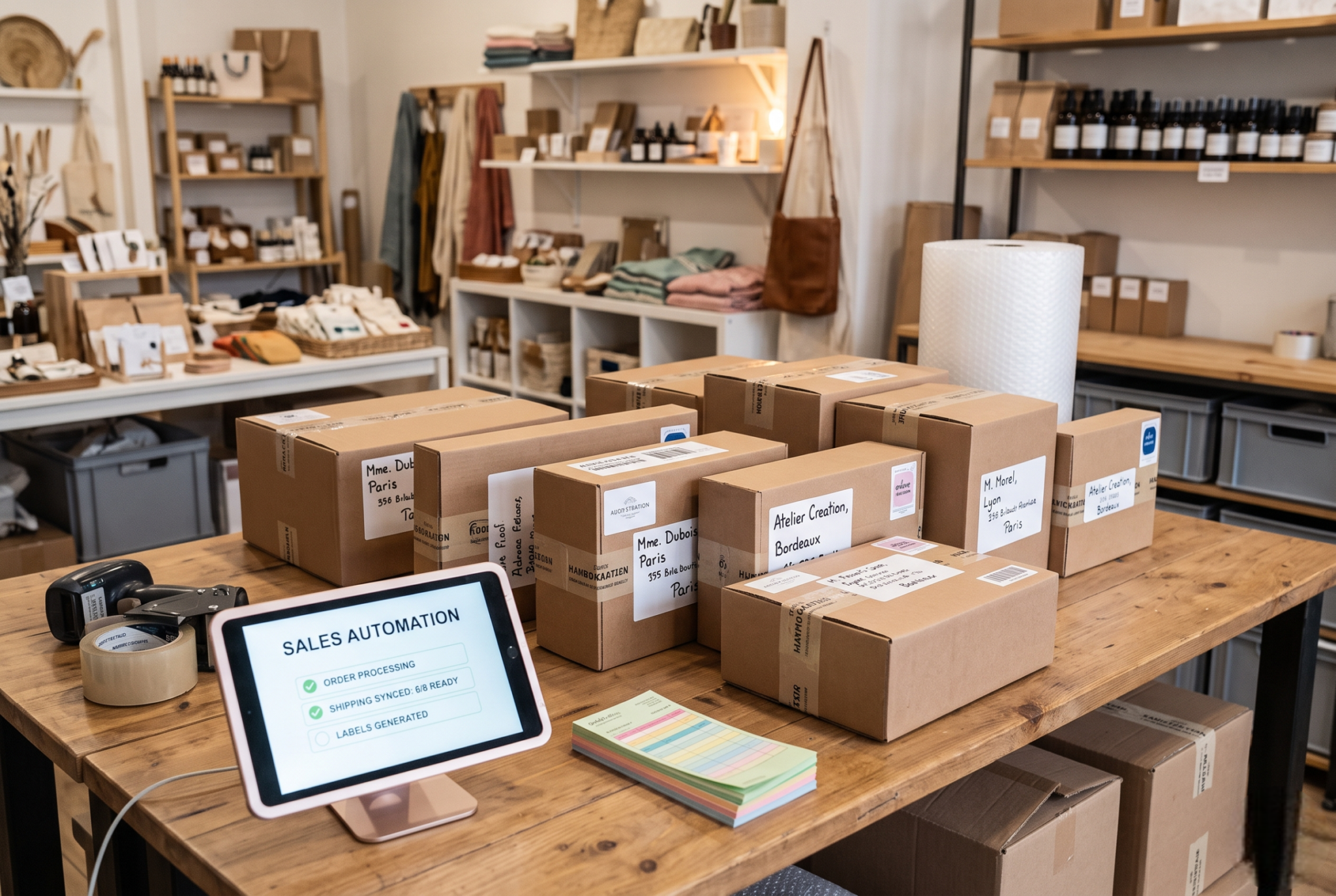 Agent IA marketing automatisant les commandes et les ventes d’une boutique.