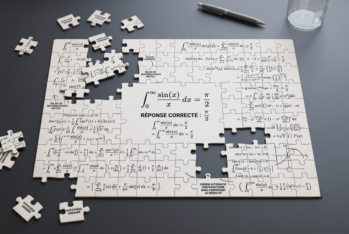 Puzzle mathématique illustrant la capacité des modèles IA à raisonner