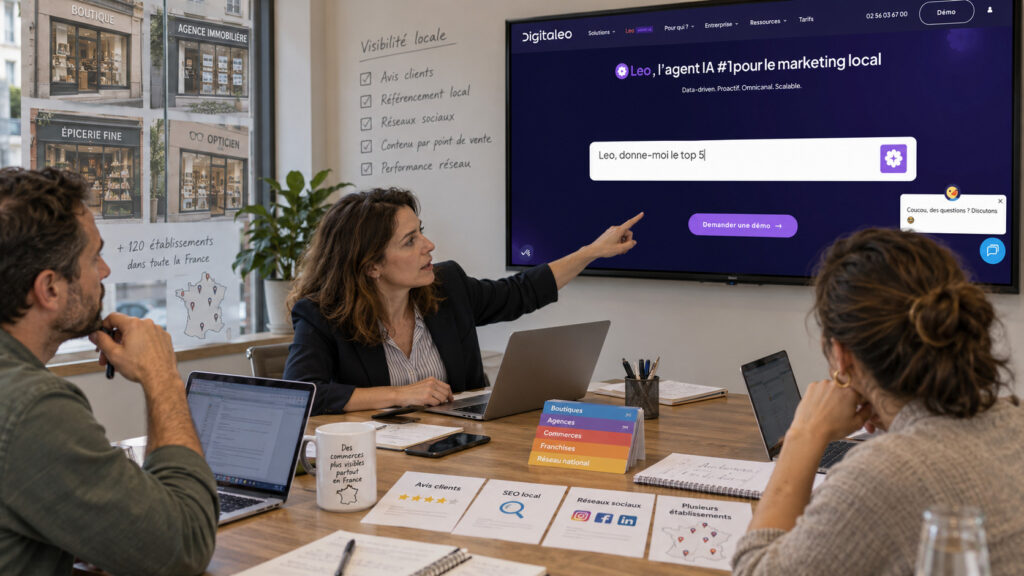Digitaleo automatise le marketing local avec son agent Leo